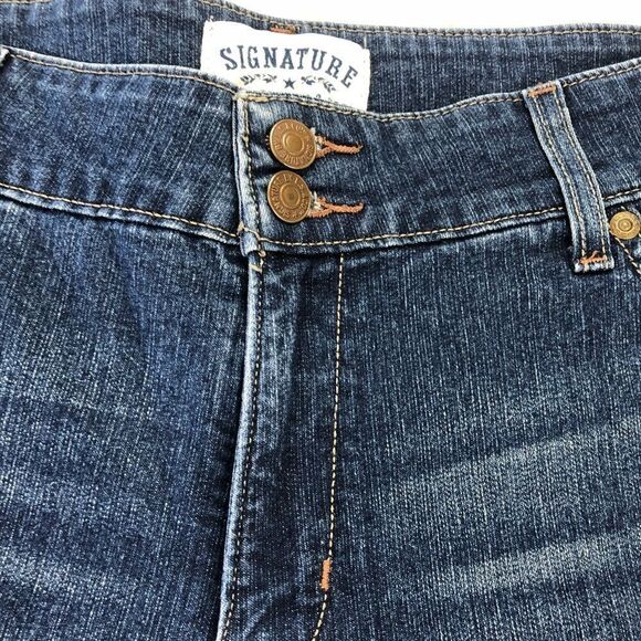 LEVI DENIM SHORTS SIGNATURE HIGH RISE - Picture 4 of 11